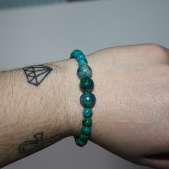 Beautiful Jasper Natural stone bracelet NWOT - Picture 3 of 6